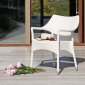 Кресло плетеное JANUS et Cie Amari алюминий, искусственный ротанг бронзовый Фото 9