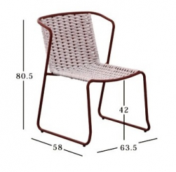 Кресло плетеное с подушкой-thumbs-Фото3