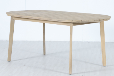 Стол деревянный обеденный Tagliamento Madrague акация светлый тик Фото 6