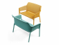 Диван пластиковый Nardi Net Bench стеклопластик горчичный Фото 16