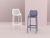 Стул пластиковый барный Siesta Contract Air Bar 75 стеклопластик белый Фото 16