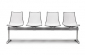 Система сидений на 4 места Scab Design Zebra Bicolore Bench сталь, технополимер белый, антрацит Фото 1