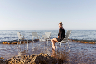 Кресло пластиковое Vondom Ibiza Basic полипропилен, стекловолокно белый Фото 14