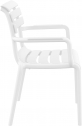 Кресло пластиковое Siesta Contract Paris стеклопластик белый Фото 8