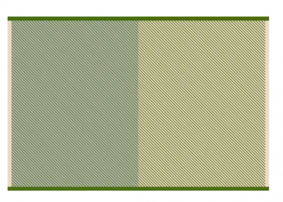 Ковер PEDRALI Twiny полипропилен зеленый Фото 1