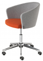 Кресло офисное на колесах Et al. (Metalmobil) Kicca алюминий, ткань Фото 1