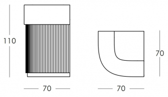 Стойка пластиковая барная светящаяся-thumbs-Фото3