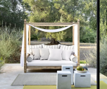 Лаунж-диван с навесом Gervasoni Jeko 07 экотик, ткань Фото 5