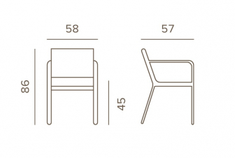 Кресло металлическое текстиленовое-thumbs-Фото3