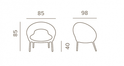 Кресло лаунж плетеное с подушкой Grattoni Nancy алюминий, роуп, олефин белый, зеленый, бежевый Фото 2