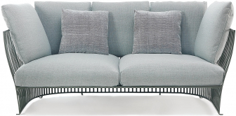 Диван двухместный с подушками-thumbs-Фото1