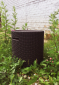 Стол-пуф пластиковый Keter Cool Stool пластик с имитацией плетения коричневый Фото 5