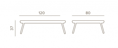 Столик каменный кофейный Grattoni Venice Stone алюминий, спеченный камень белый Фото 2