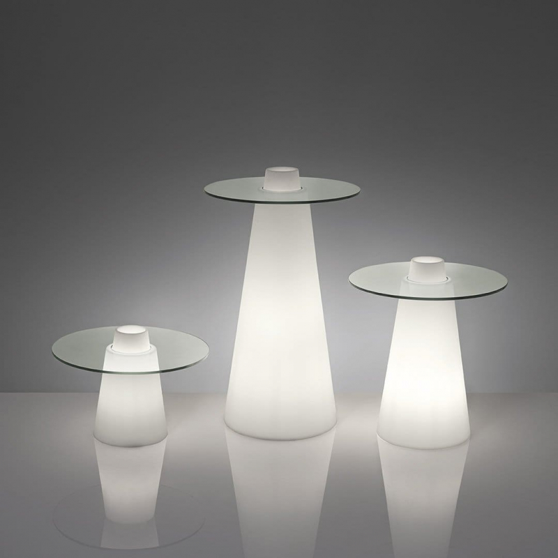 Стол пластиковый барный светящийся Peak Lighting