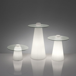 Стол пластиковый барный светящийся Peak Lighting