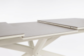 Стол обеденный раздвижной Garden Relax Pascal алюминий, натуральный камень светло-серый Фото 3