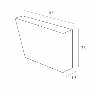 Подушка угловая для спинки дивана Siesta Contract Portofino Lounge полиэстер бежевый Фото 2