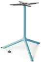 Стол ламинированный обеденный Scab Design Tripe Maxi сталь, компакт-ламинат HPL голубой, зернистый Фото 5