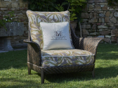 Кресло плетеное с подушками DFN Aralia алюминий, искусственный ротанг, ткань Фото 1