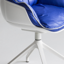 Кресло офисное с обивкой Gaber Choppy U алюминий, технополимер, гусиное перо, ткань Фото 5