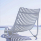 Лежак пластиковый Vondom Ibiza Basic полипропилен, стекловолокно белый Фото 12