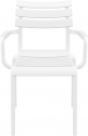 Кресло пластиковое Siesta Contract Paris стеклопластик белый Фото 7