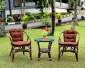 Комплект кофейный Ecodesign Terrace Set натуральный ротанг темно-коричневый Фото 2