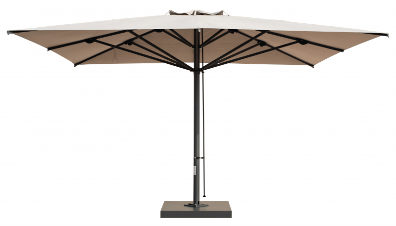 Зонт профессиональный телескопический 4х4 м Capri Dark