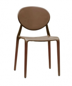 Стул пластиковый Scab Design Gio стеклопластик коричневый Фото 1