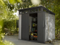 Сарай из ДПК Keter Artisan 7x7 древесно-пластиковый композит серый Фото 5