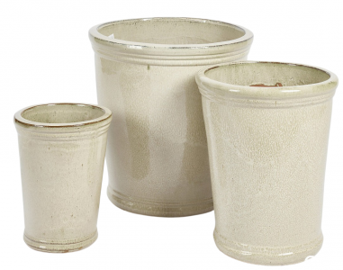 Набор из 3-х ваз EDG Vase керамика слоновая кость Фото 1