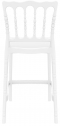 Стул пластиковый полубарный Siesta Contract Opera Bar 65 поликарбонат белый Фото 9