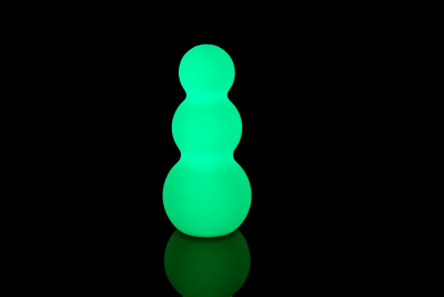 Светильник пластиковый снеговик LED Lumi полиэтилен белый Фото 6