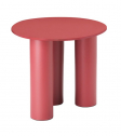Столик ламинированный кофейный Scab Design Hyppo алюминий, компакт-ламинат HPL карминный красный Фото 5