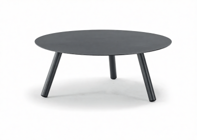 Столик металлический кофейный Grattoni Bahamas алюминий антрацит Фото 4