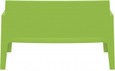 Диван пластиковый двухместный Siesta Contract Box Sofa полипропилен зеленый Фото 6