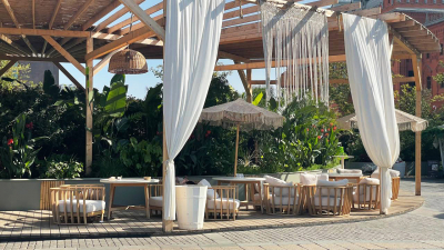 Кресло деревянное с подушками Tagliamento Woodland эвкалипт, олефин натуральный, бежевый Фото 60