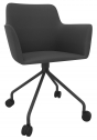 Кресло офисное на колесах Quadrifoglio City сталь, ткань Фото 1