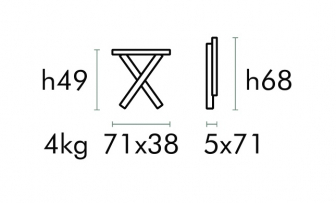Столик металлический складной кофейный-thumbs-Фото3
