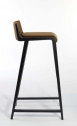 Стул барный с обивкой Potocco Linus бук, сталь, искусственная кожа Фото 5