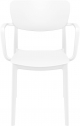 Кресло пластиковое Siesta Contract Lisa стеклопластик белый Фото 5