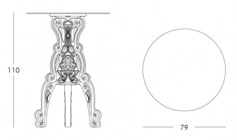Стол из HPL пластика барный-thumbs-Фото3