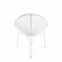 Кресло дизайнерское Garden Relax Dorothy оцинкованная сталь, полиэстер белый Фото 3