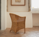 Кресло плетеное с подушкой POINT Sagra алюминий, искусственный ротанг, ткань соломенный Фото 5