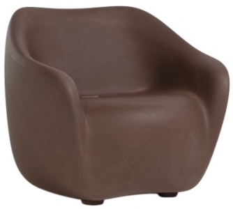 Кресло пластиковое SLIDE Reborn Standard полиэтилен мокко коричневый Фото 1