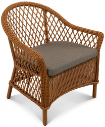 Кресло плетеное с подушкой-thumbs-Фото1