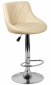 Стул барный с обивкой E-line Комфорт сталь, экокожа бежевый Фото 1
