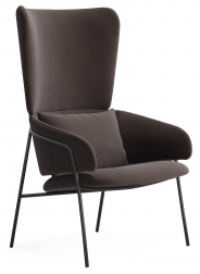 Кресло мягкое с высокой спинкой-thumbs-Фото1