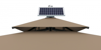 Зонт профессиональный 4х4 м Atlantic Solar