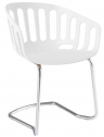 Кресло пластиковое Gaber Basket CTL металл, технополимер белый Фото 1